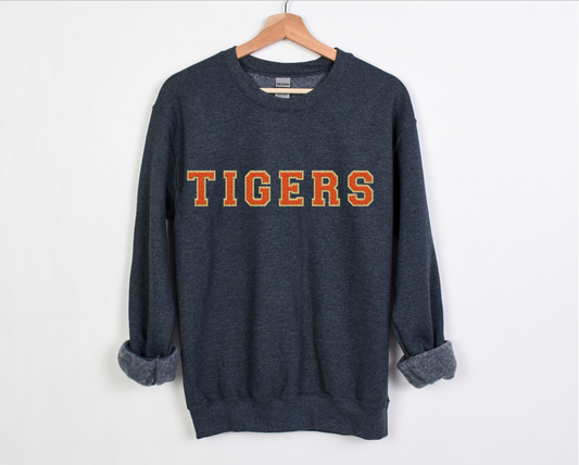 Orange Tigers Crewneck Sweatshirt